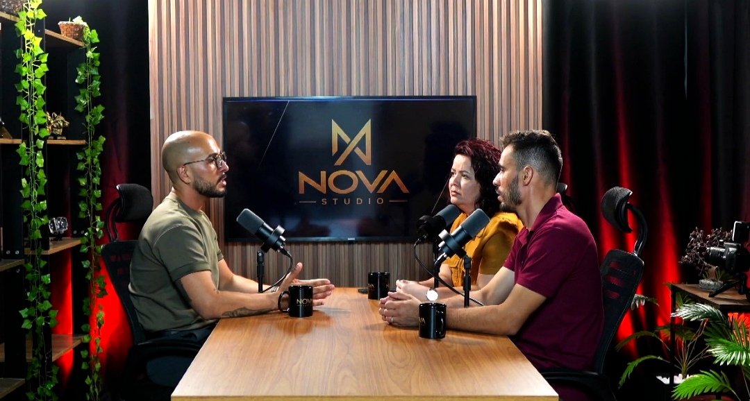 Convidados no estúdio