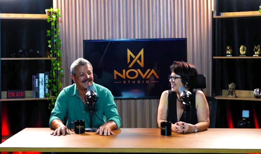Entrevista no estúdio